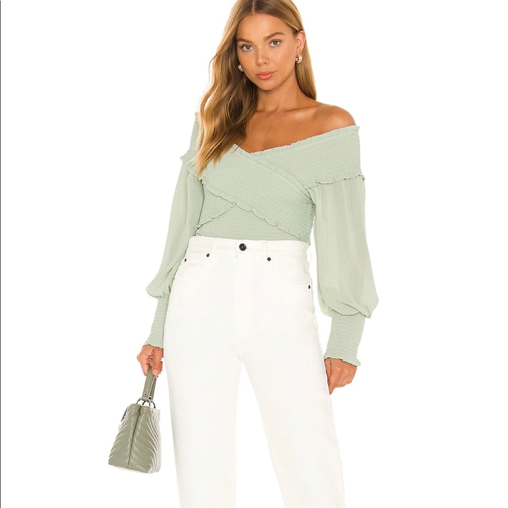 Green long sleeve tunic